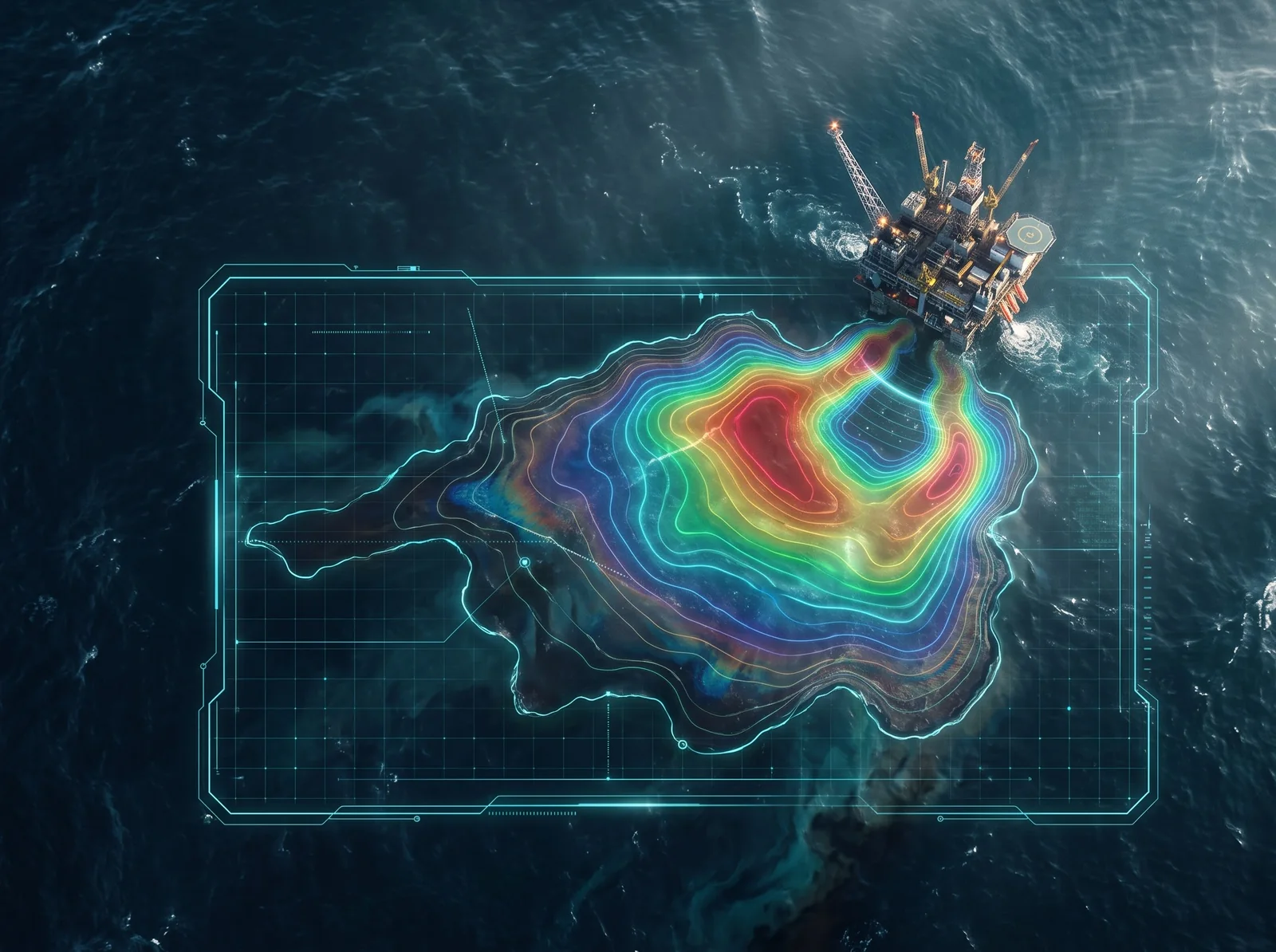 Oil spills at sea